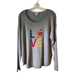Rachael & Zoe Football Sweater XL